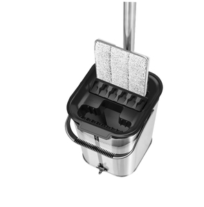 Serpillère en microfibre en acier pour le nettoyage de la maison avec essoreuse intégrée et manche extensible par BEST <span class=keywords><strong>WIFE</strong></span> - Product Image 2