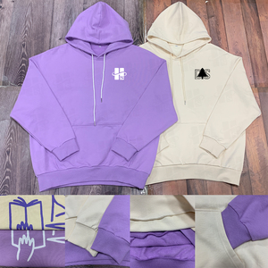 Apparel Manufacturer Wholesale Fashion Relaxed Hooded Sweatshirt Drop Shoulder Thick 450gsm Heavyweight Hoodie Custom Embroidery - Product Image 5