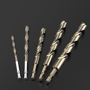 Huhao 6.3mm lục giác xử lý Xoắn khoan bit tốc độ cao thép xoắn bit kim loại lỗ cưa 2206151601 - Product Image 4