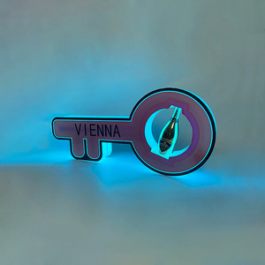 Affichage LED en forme de clé, rouge Vienne, pixels de 3 mm, luminosité de 1000 cd, pour bar, hôtel, casier à vin - Product Image 2