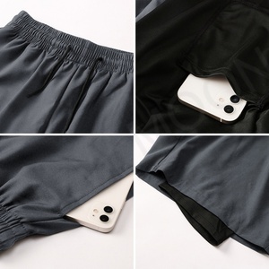 Custom Running Shorts New Two-in-one Sports Casual Breathable Jogging Shorts Men's Double-<b>layer</b> Quick-drying Sports Shorts - Product Image 5