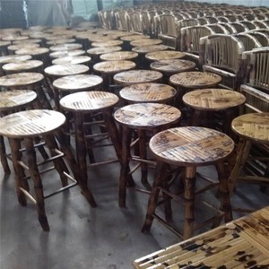 Silla de Boda de Bambú y Ratán de Diseño Moderno, Alta Calidad y Duradera, Mesa y Taburete de Bambú para Uso en Eventos al Aire Libre - Product Image 5