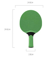 Raquettes de tennis de table imperméables personnalisées Raquette de tennis de table en plastique professionnelle Raquette de ping-pong Rakcet de tennis de table d'extérieur