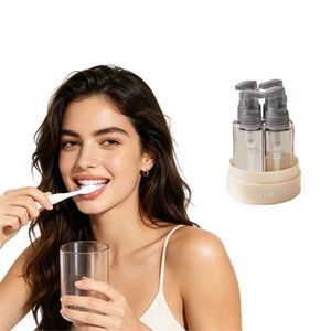 4 in 1 Refillable Bottles With Airless System Wide Mouth Material for Travel Shampoo & Cosmetic Storage - Product Image 2