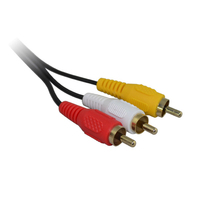 Untuk SEGA adaptor Video Audio Saturnus kabel HDTV kabel plastik kabel AV untuk komputer TV kabel RCA untuk Sega