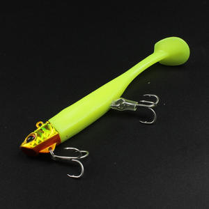 Pesca all'ingrosso branzino 23g/29g/36g di Scimitar <span class=keywords><strong>Leader</strong></span> ami coda morbida esca esca di pesce con piombo - Product Image 2