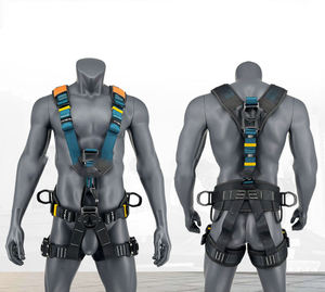 CE Protección contra caídas Seguridad de vida Cuerpo completo Cable de <span class=keywords><strong>escalada</strong></span> al aire libre internacional de cinco puntos Juego de cinturón de seguridad de operación a gran altitud - Product Image 1