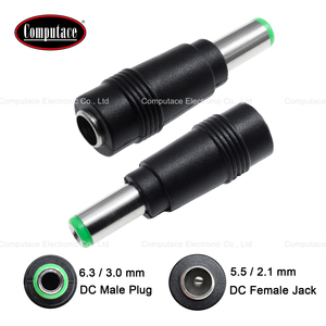 Venta Directa de Fábrica: Adaptador de Corriente CC de 2A y 24V, de 5.5x2.1mm a 6.3x3.0mm, con Recubrimiento de Níquel en Latón y Cuerpo de PVC - Product Image 4