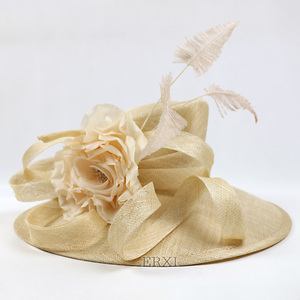Best Sinamay <strong>Fascinator</strong> Perfect <strong>Wedding</strong> Hat Unique Derby Party Hat Fashion Church Hats With Clip <strong>Fascinators</strong> for Women - Product Image 5