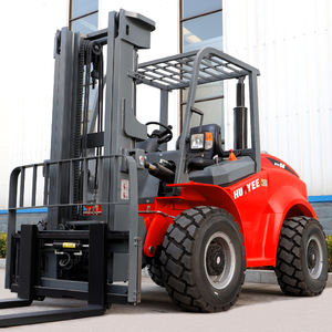 新しい<span class=keywords><strong>5</strong></span>トンディーゼルフォークリフト屋外使用ラフ地形フォークリフトマテリアルハンドリング伸縮式ファームオフロードフォークリフト価格 - Product Image 3