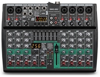 Mélangeur 8 canaux Mélangeur audio professionnel En vente Mélangeur audio professionnel pour les performances en studio et en direct
