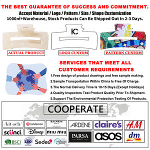 KUACHI venta al por mayor elegante lazo pinza de pelo de alta calidad oro arco perla Metal pinzas de pelo personalizado mujeres pinzas de pelo con logotipo - Product Image 3