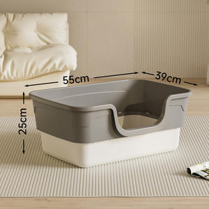 Bac à litière <span class=keywords><strong>de</strong></span> <span class=keywords><strong>toilette</strong></span> <span class=keywords><strong>pour</strong></span> chien <span class=keywords><strong>pliable</strong></span> fermé litière jetable <span class=keywords><strong>pour</strong></span> <span class=keywords><strong>chat</strong></span> <span class=keywords><strong>maison</strong></span> <span class=keywords><strong>de</strong></span> grande capacité <span class=keywords><strong>pour</strong></span> chats <span class=keywords><strong>de</strong></span> compagnie portable avec plateau - Product Image 2