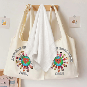 Bolsa de Lona Personalizada con Diseño de la Conferencia de la Iglesia de Jesua 2024, para Viajar, con la Frase 'Declarar la Buena Nueva' - Product Image 4