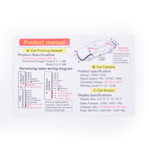 Cámara para Auto y Vehículo 180, Cámara para Auto con Opción de Sistema de Señal PAL/NTSC/AHD, Cámara de Visión Trasera para Auto de 12V CC - Product Image 2