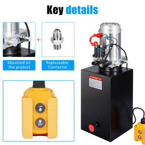 10 Quart High Quality Hydraulic Power Unit <b>DC</b> <b>12V</b> Cast Iron Hydraulic Power Unit - Product Image 5