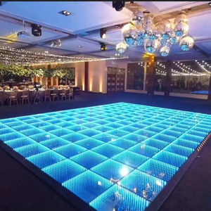 กระเบื้องพื้นเต้นรำ LED ป้องกันรอยขีดข่วน สำหรับเช่าใช้ในสถานที่จัดงานและใช้งานซ้ำในงานปาร์ตี้ - Product Image 1