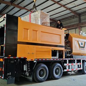 Camion de finition de <span class=keywords><strong>gravier</strong></span> synchronisé Dongfeng/HOWO, machine de réparation de routes <span class=keywords><strong>en</strong></span> asphalte avec moteur Cummins, faible coût d'entretien - Product Image 3