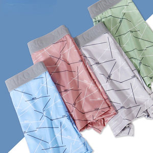 FF4395 Vente en gros de caleçons pour hommes en soie douce bon marché Pyjamas de nuit Sous-vêtements Caleçons pour hommes grande taille - Product Image 5