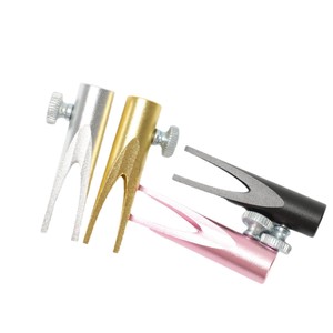 Porte-crayon à sourcils en alliage métallique, type bec de canard, 2x4,5x12 cm, pour outils de maquillage, usage général - Product Image 4