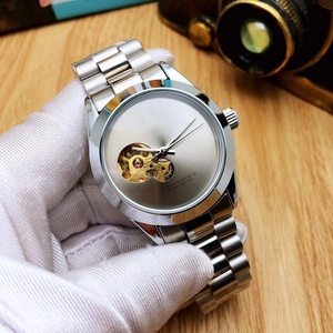 นาฬิกาข้อมือ NH35พลอยไพลิน Tourbillon อัตโนมัติจับเวลาได้ง่ายกันน้ำได้ลึก39มม.