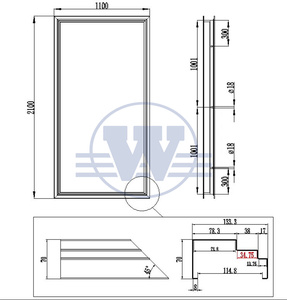 เครื่องขึ้นรูปกรอบประตูเครื่องขึ้นรูปโลหะเครื่องทำกรอบประตู - Product Image 2