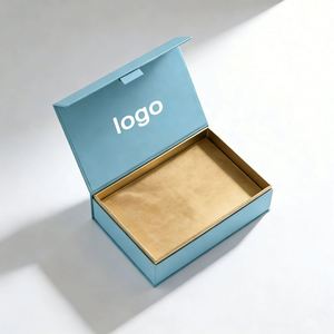 Custom Foldable Magnetic Rigid Box Single-Piece Structure Luxury <b>Gift</b> Packaging <b>Boxes</b> with Logo Printing Eco Friendly Box - Product Image 2