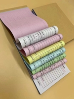 Imprimante d'images bleues A4 à bas prix Papier d'ordinateur de copie autocopiant 3 parties 3 plis Feuilles de NCR continues