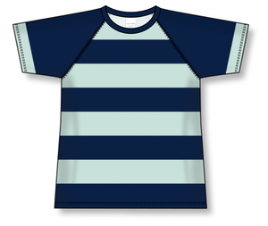 Maglia maglia maglia maglia maglia con Design a righe su misura sublimata squadra Rugby Rugby <span class=keywords><strong>calcio</strong></span> set da uomo - Product Image 5