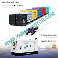 SONDERANGEBOT YANAN 22kW 28kVA 1500U/min GERÄUSCHARMER GENERATOR MIT JAPANISCHEM MOTOR, AUTOSTART, ATS, FERNSTART, FÜR HAUSGEBRAUCH