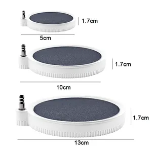 2 / 4/ 5.1 인치 수족관 공기 돌 거품 어항 산소 돌 수족관 어항을위한 울트라 사일런트 깊은 용해 산소