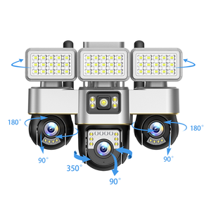Telecamera Smart da Esterno con 3 Lenti e 3 PTZ, 6MP CMOS, 4G/WiFi, Archiviazione Cloud, Impermeabile IP66, V380 Pro - Product Image 2