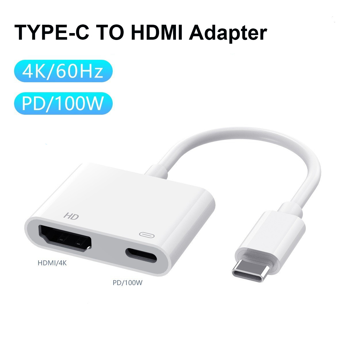 type c vers hdmi+chargement