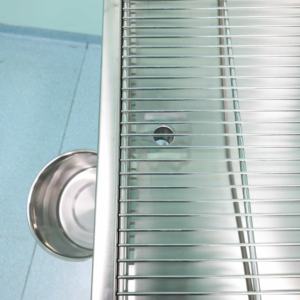 프리미엄 고품질 재사용 가능 조절식 304 스테인리스 스틸 수의학 수술대 (강아지 및 애완동물 진단 수술용) - Product Image 2