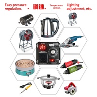 Régulateur de tension électronique à thyristor haute puissance 4000W pour moteurs, ventilateurs, perceuses électriques, contrôle de vitesse et de température AC