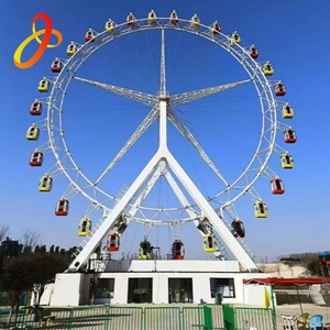 13 Anni di Esperienza Produttiva, <span class=keywords><strong>Ruota</strong></span> Panoramica da 49m per Parchi Divertimento, Attrazione per Parchi a Tema, Vendita Diretta dalla Fabbrica - Product Image 1