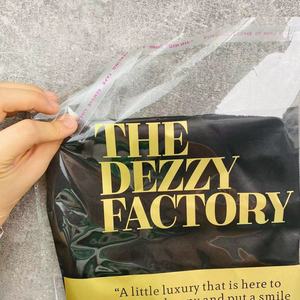 Bolsa OPP con Logotipo Dorado Impreso, Bolsa de Plástico Personalizada para Ropa, Bolsa para Empacar Jeans y Camisetas para Mujer, Bolsa para Boutique - Product Image 2