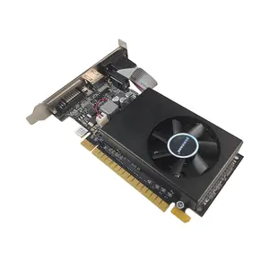 PCWINMAX Geforce GT610 2GB 1GB DDR3 64Bit Carte graphique à profil bas Original G6710 Chipset GPU à ventilateur unique