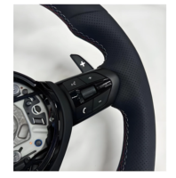Volant sport en cuir personnalisé pour BMW M3 M4 M5 M6 F30 F10 F32 F15 F20 F22 F25 F31 E90 X6