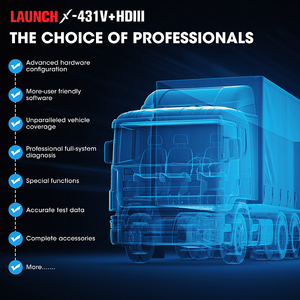 Phân Tích động cơ máy quét Xe Tải Hạng nặng để khởi động V + HD3 Tương thích cho chẩn đoán xe tải và xe buýt bao gồm REGEN <span class=keywords><strong>DPF</strong></span> - Product Image 3