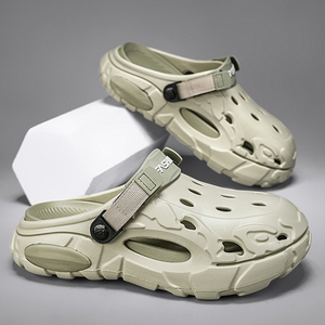 Sandali <span class=keywords><strong>da</strong></span> Giardino in EVA per Uomo, Taglia Grande 48, Scarpe <span class=keywords><strong>da</strong></span> Spiaggia alla Moda, Traspiranti con Fori, Calzature Casual per Passeggiate all'Aperto - Product Image 4