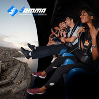 2025 nuevo simulador de vuelo VR 3D 4D 5D 6D 7D 9D 12D realidad Virtual movimiento Montaña Rusa cine volador para parques de aventura Metal