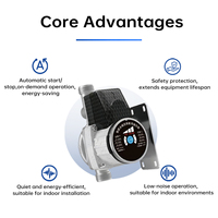 Pompe de surpression domestique intelligente à vitesse variable et basse pression avec moteur à aimant permanent pour système d'eau domestique OEM LXDC15-18B