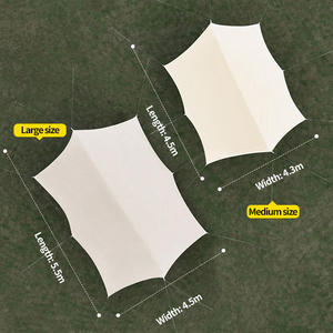 หลังคาผ้าใบกันแดดกลางแจ้งขนาดใหญ่ LSST สำหรับชายหาด พกพาสะดวก กันน้ำ ใช้สำหรับตั้งแคมป์ - Product Image 5