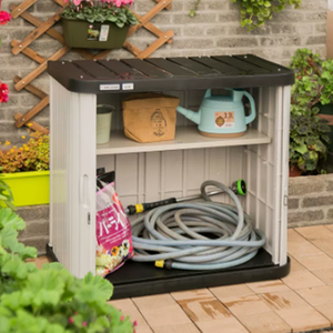 High Quality Home Garden Patio waterproof PVC outdoor storage cabinet Plastic Storage Box