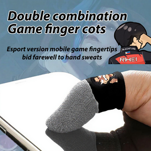 ปลอกนิ้วเล่นเกมแบบสองด้าน: ระบายอากาศได้ดี ไร้รอยต่อ ความแม่นยำ 0.25 มม. เพิ่มความไวของหน้าจอสัมผัส - Product Image 3