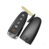 Carcasa de llave de coche con 5 botones, 433mhz 315mhz, espada virgen FO38R, para entrada sin llave, reemplazo automático, llavero de encendido remoto
