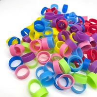 Bandas Elásticas de Goma Gruesa en Colores Surtidos, Paquete a Granel, Anillos Elásticos para Oficina, Hogar, Escuela, Almacén, Uso Multipropósito