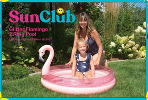 Piscina Inflable Jilong <span class=keywords><strong>Sunclub</strong></span> Glitter Flamingo de 2 Anillos, Piscina Exterior para Mujeres - Product Image 2