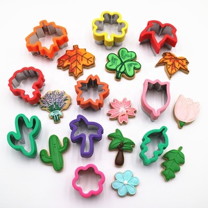 Số lượng lớn kim loại Biscuit Cutter Flower Maple để lại cây dừa và cây xương rồng hình Cookie cutter - Product Image 3